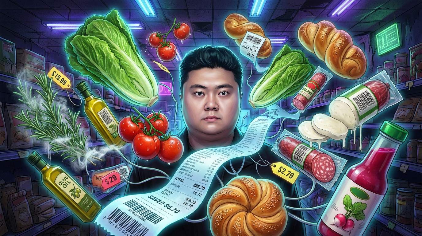 美国一次正常购物（86美刀能买多少）